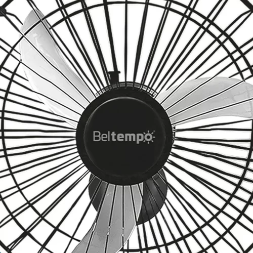 Ventilador Oscilante de Parede Preto 50 cm Flux5 Bivolt