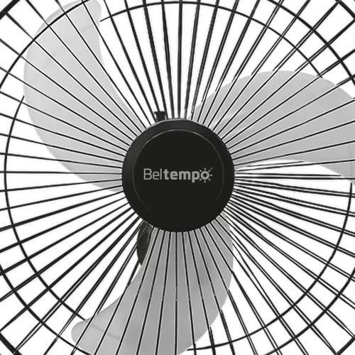 Ventilador Oscilante de Parede Preto 60 cm Flux6 Bivolt